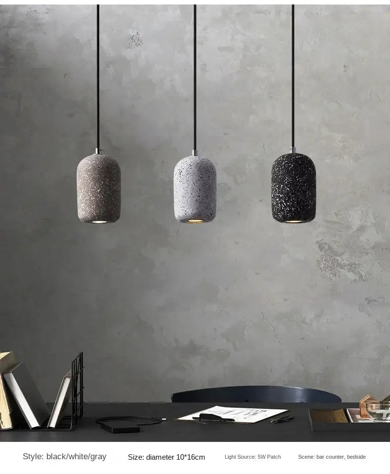 DecorBites™ Nordic Cement Pendant Lamp - Industrial Style Lighting