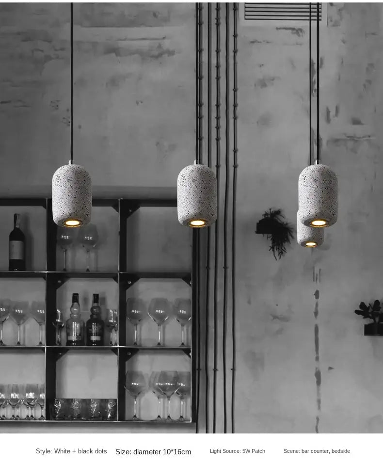 DecorBites™ Nordic Cement Pendant Lamp - Industrial Style Lighting