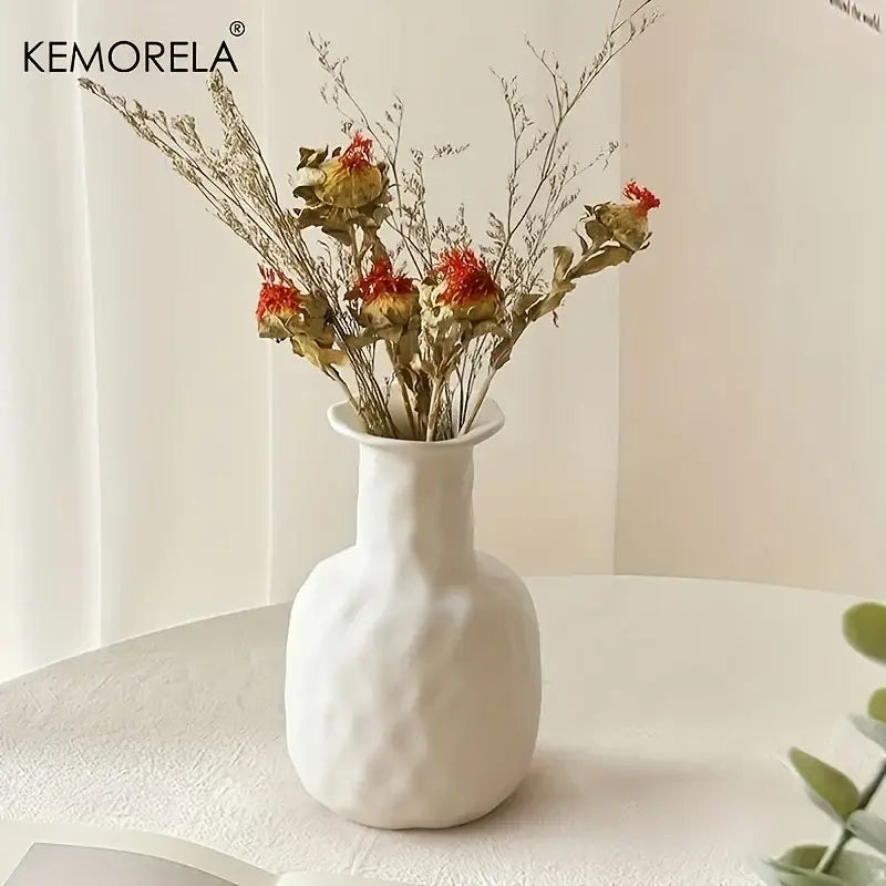 DecorBites™ Nordic Ceramic Donut Vase - Home Decor Accent