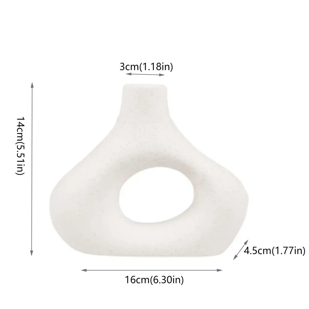 DecorBites™ Nordic Ceramic Flower Vase Home Decor