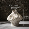 DecorBites™ Nordic Ceramic Vase with Pampas Grass