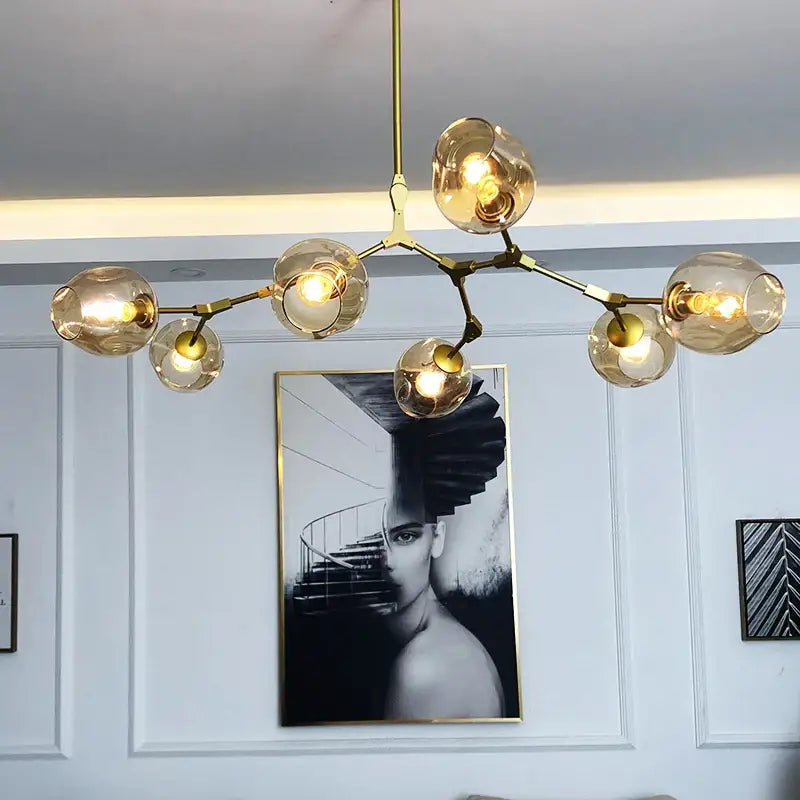 DecorBites™ Nordic Chandelier for Dining & Living Room