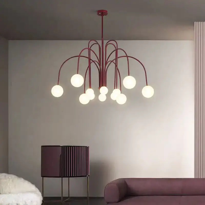 DecorBites™ Nordic Comet Glass Ball Chandelier - Elegant Home Décor