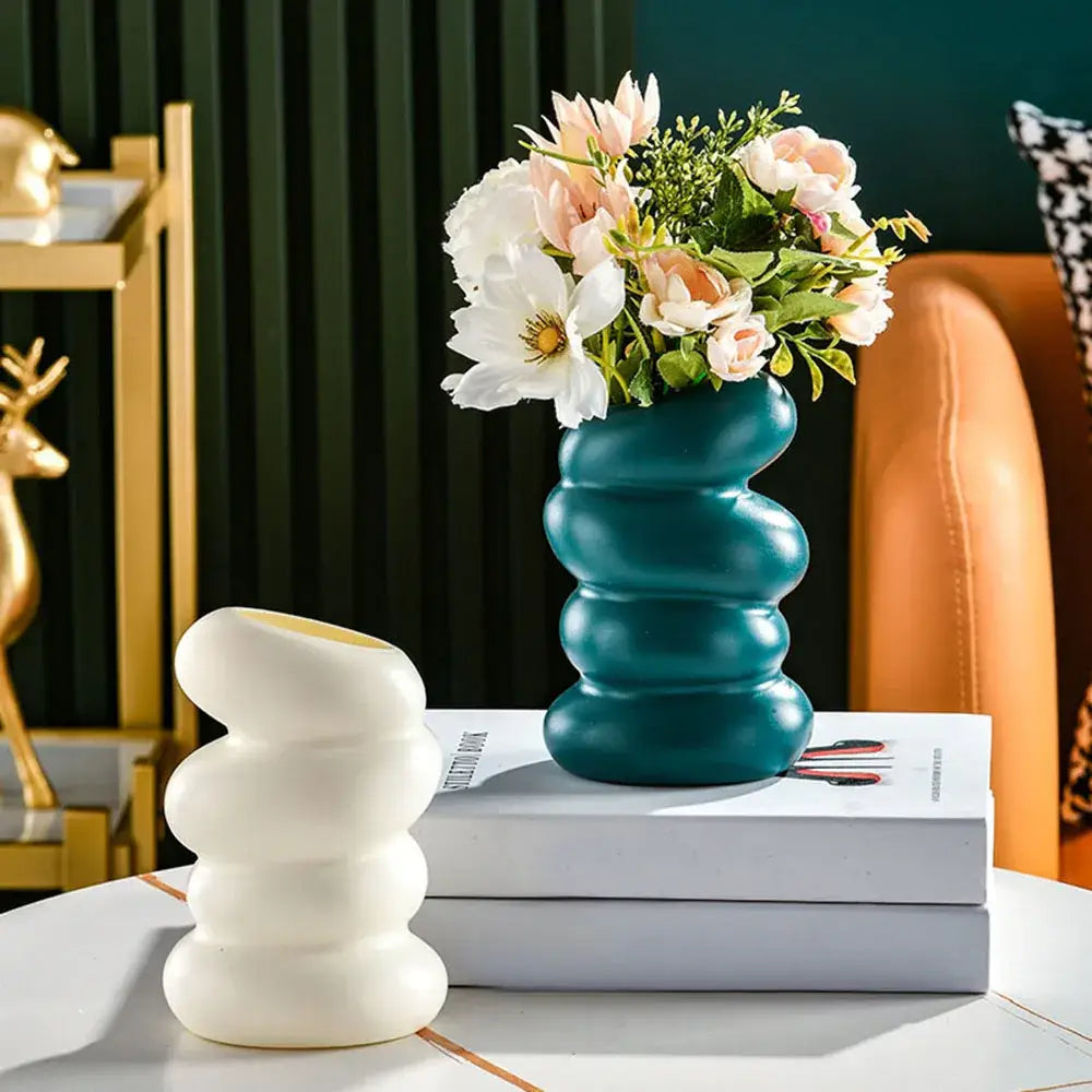 DecorBites™ Nordic Flower Vase - Modern Home Decor