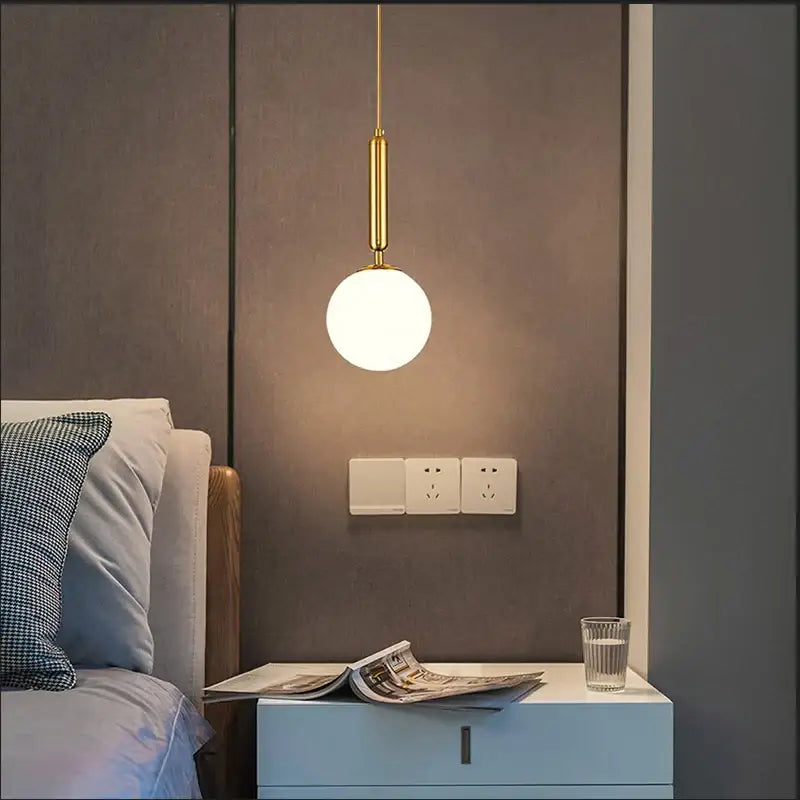 DecorBites™ Nordic Glass Ball Pendant Light - Modern Decor