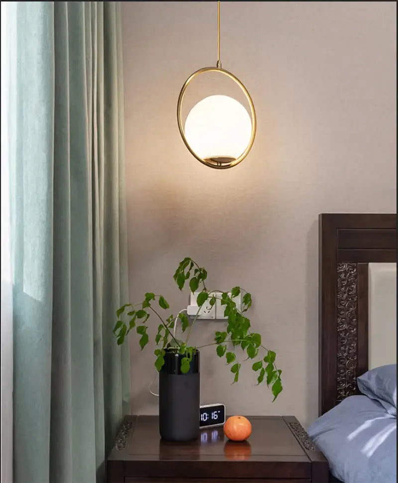 DecorBites™ Nordic Glass Ball Pendant Light - Modern Decor