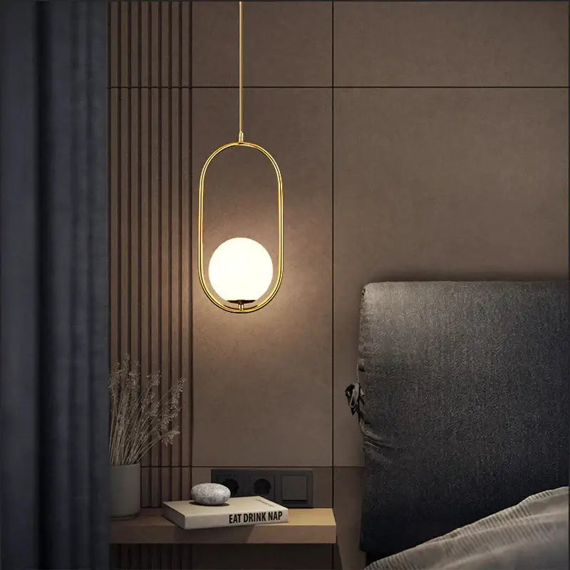 DecorBites™ Nordic Glass Ball Pendant Light - Modern Decor