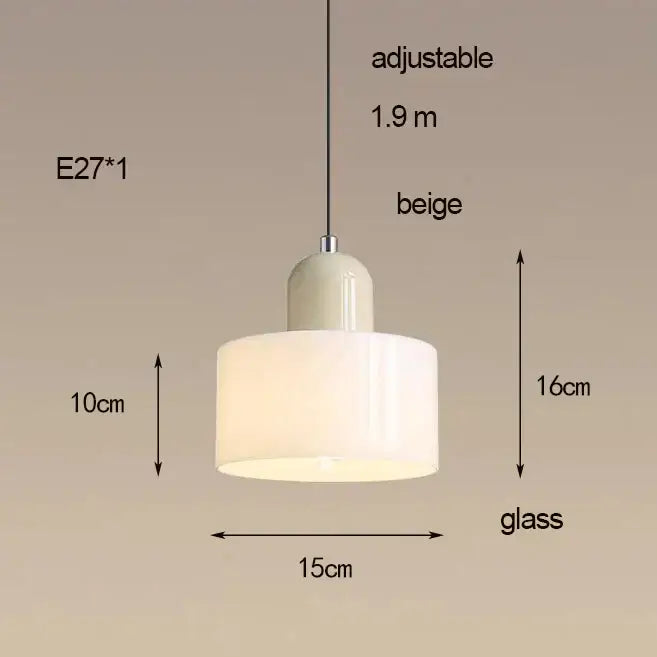 DecorBites™ Nordic Glass Chandelier for Bedroom and Bar
