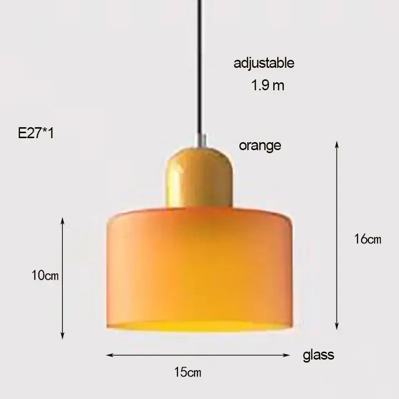 DecorBites™ Nordic Glass Chandelier for Bedroom and Bar