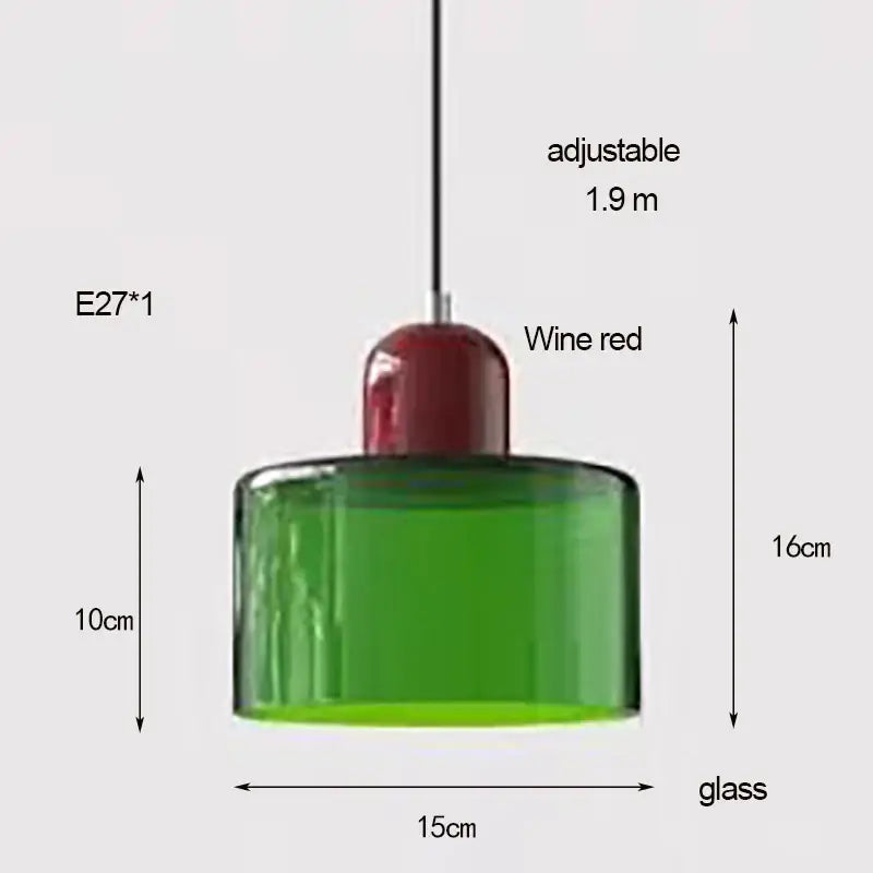 DecorBites™ Nordic Glass Chandelier for Bedroom and Bar