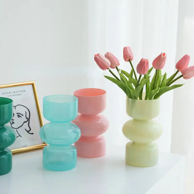 DecorBites™ Nordic Glass Flower Vase Home Decor