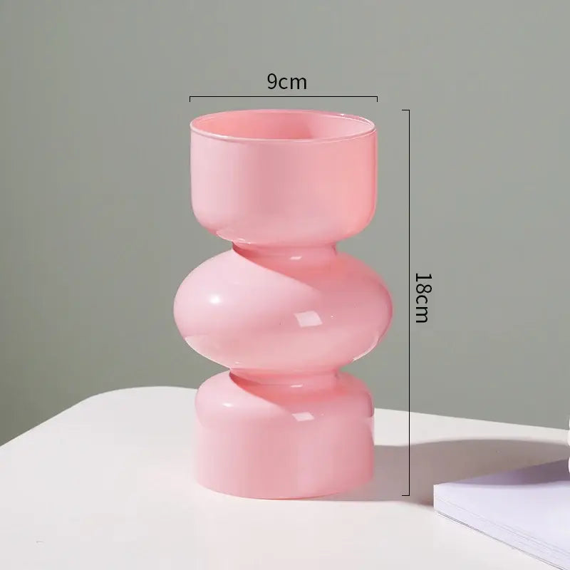 DecorBites™ Nordic Glass Flower Vase Home Decor