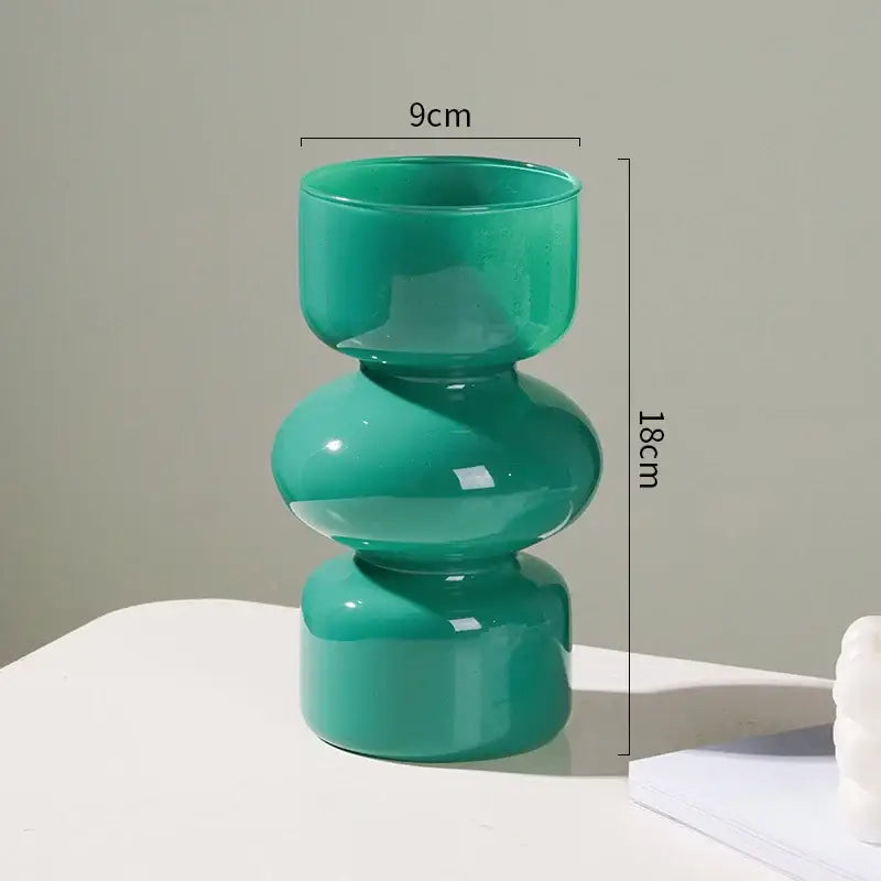DecorBites™ Nordic Glass Flower Vase Home Decor