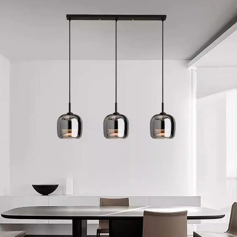 DecorBites™ Nordic Glass LED Pendant Chandelier - Modern, Luxury