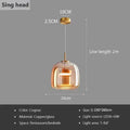 DecorBites™ Nordic Glass LED Pendant Chandelier - Modern, Luxury