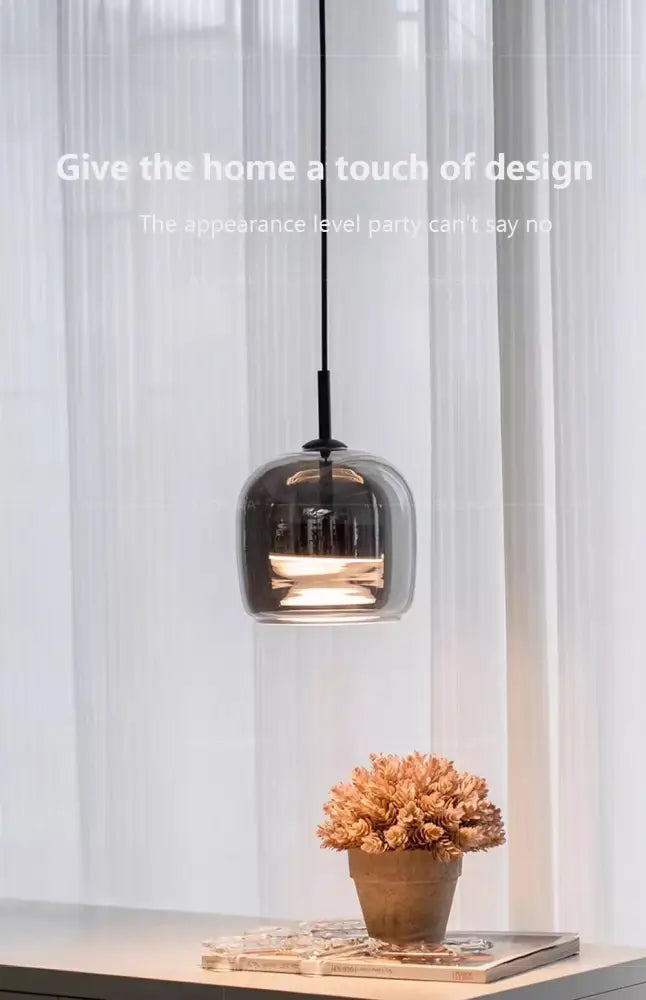 DecorBites™ Nordic Glass LED Pendant Chandelier - Modern, Luxury