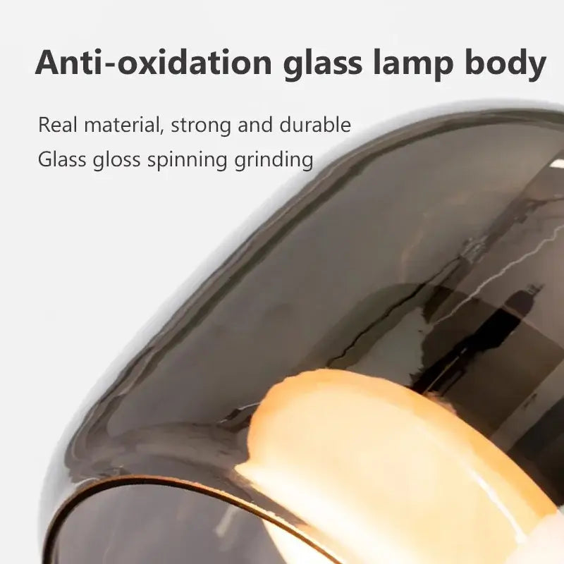 DecorBites™ Nordic Glass LED Pendant Chandelier - Modern, Luxury