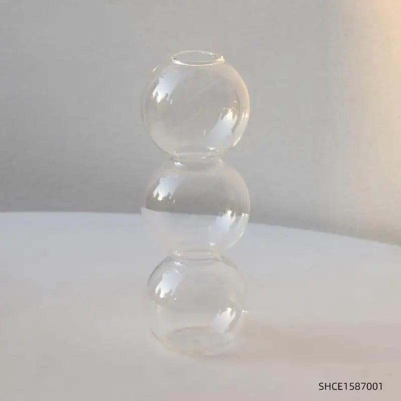 DecorBites™ Nordic Glass Vase - Home Decoration Gift