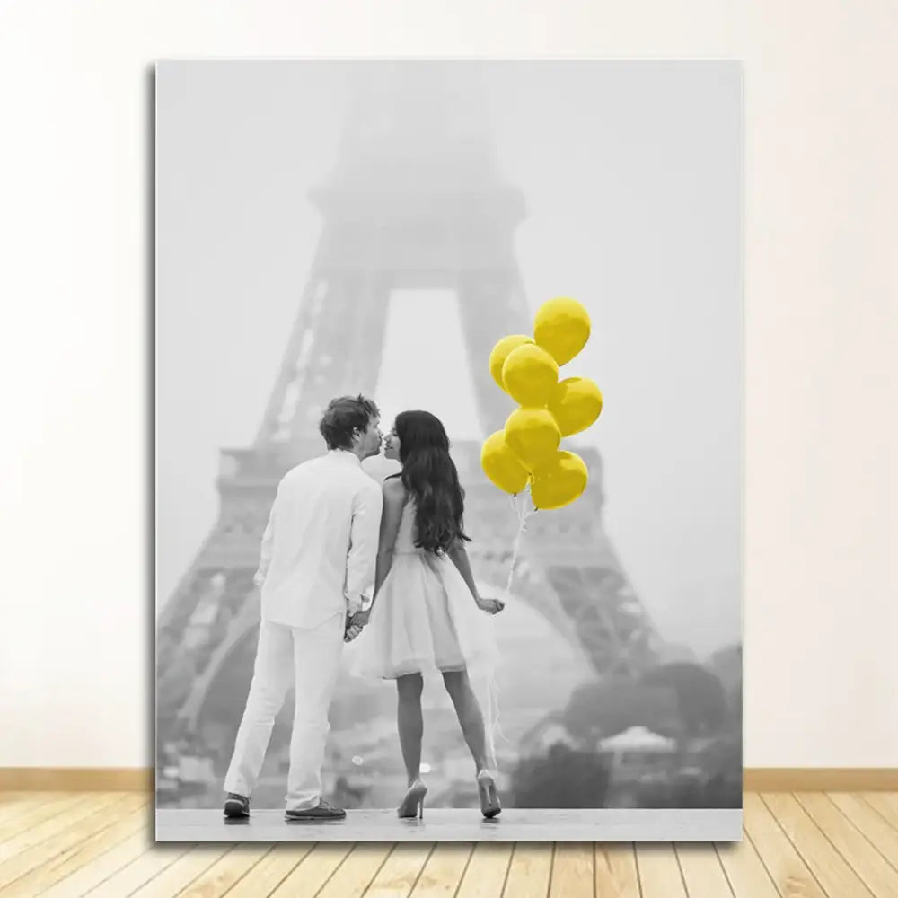 DecorBites™ Nordic Landscape Canvas Print Set - Yellow Scenery