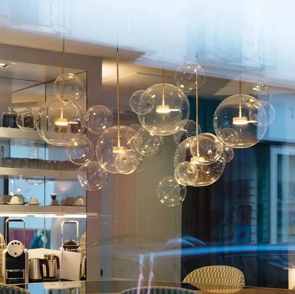 DecorBites™ Nordic LED Bubble Chandelier - Modern Home Lighting