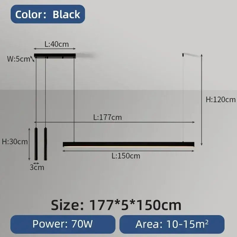 DecorBites™ Nordic LED Chandelier for Home Lighting