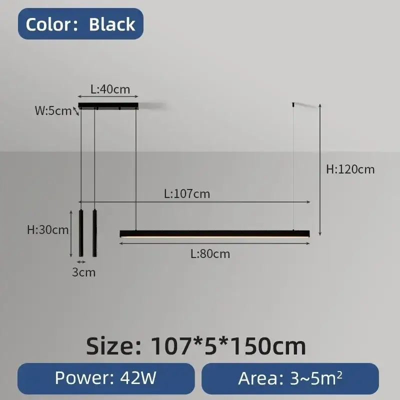 DecorBites™ Nordic LED Chandelier for Home Lighting