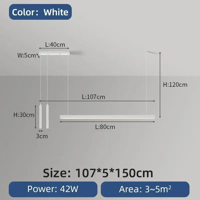 DecorBites™ Nordic LED Chandelier for Home Lighting