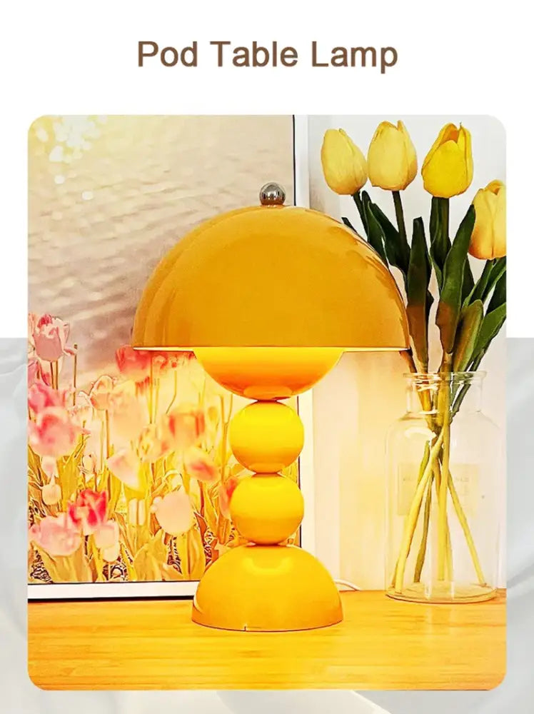 DecorBites™ Nordic LED Flowers Table Lamp USB Dimmable For Home Living Table Bedroom Bedside Room Decoration LED Night Lamps Desk Light