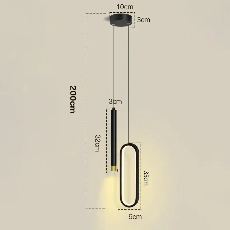 DecorBites™ Nordic LED Pendant Light for Home Decoration