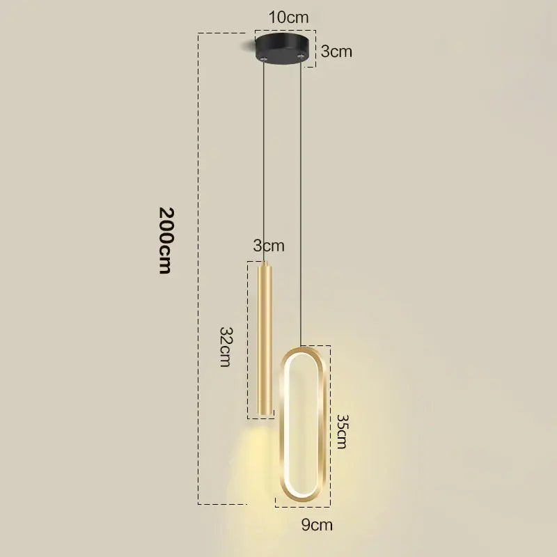 DecorBites™ Nordic LED Pendant Light for Home Decoration