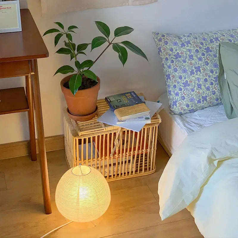 DecorBites™ Nordic LED Table Lamp Interior Lighting Wabi Sabi Style Table Light Bedside Bedroom Living Study Home Decoration Desk Lamps