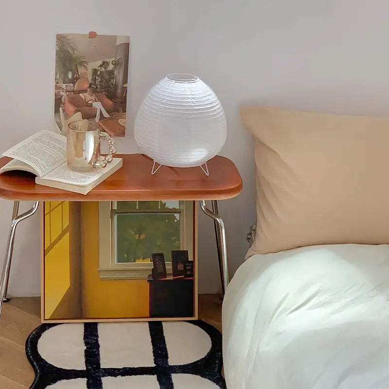 DecorBites™ Nordic LED Table Lamp Interior Lighting Wabi Sabi Style Table Light Bedside Bedroom Living Study Home Decoration Desk Lamps