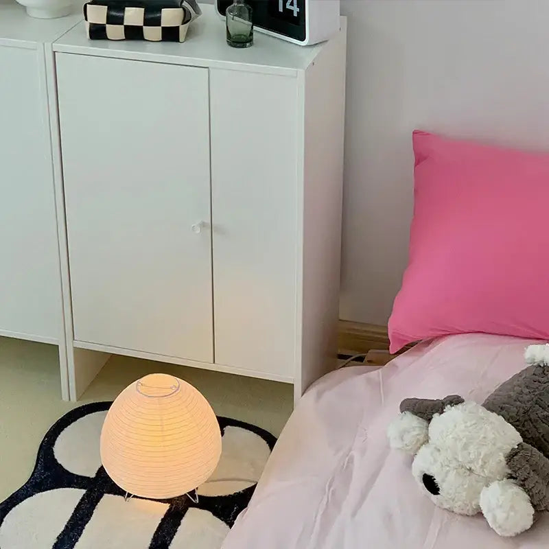 DecorBites™ Nordic LED Table Lamp Interior Lighting Wabi Sabi Style Table Light Bedside Bedroom Living Study Home Decoration Desk Lamps