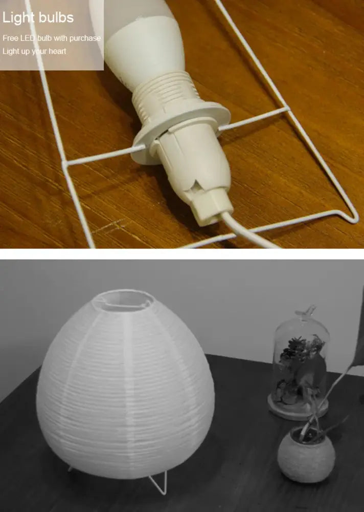DecorBites™ Nordic LED Table Lamp Interior Lighting Wabi Sabi Style Table Light Bedside Bedroom Living Study Home Decoration Desk Lamps