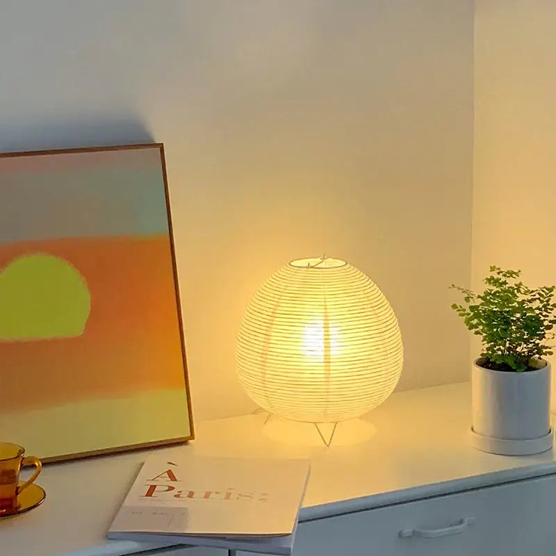 DecorBites™ Nordic LED Table Lamp Interior Lighting Wabi Sabi Style Table Light Bedside Bedroom Living Study Home Decoration Desk Lamps