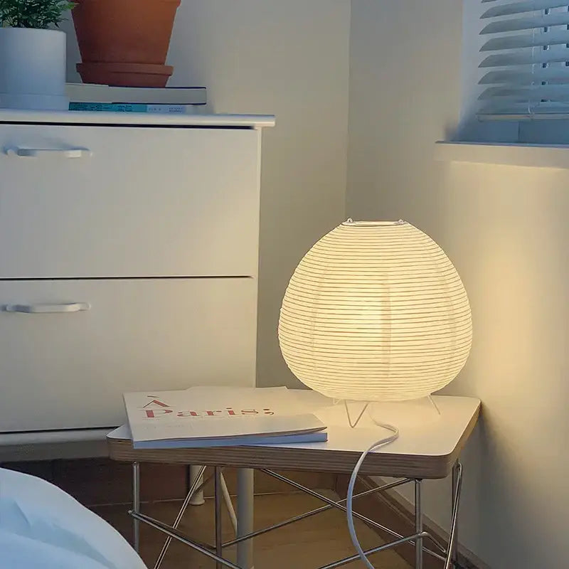 DecorBites™ Nordic LED Table Lamp Interior Lighting Wabi Sabi Style Table Light Bedside Bedroom Living Study Home Decoration Desk Lamps