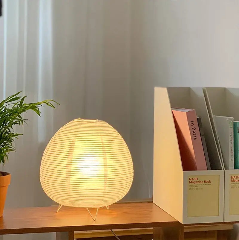 DecorBites™ Nordic LED Table Lamp Interior Lighting Wabi Sabi Style Table Light Bedside Bedroom Living Study Home Decoration Desk Lamps