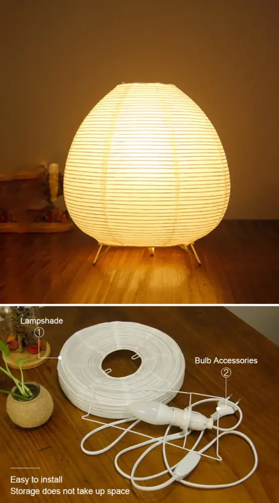 DecorBites™ Nordic LED Table Lamp Interior Lighting Wabi Sabi Style Table Light Bedside Bedroom Living Study Home Decoration Desk Lamps
