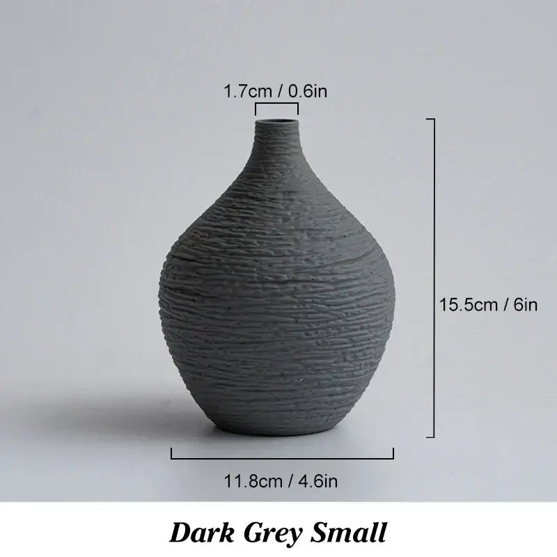 DecorBites™ Nordic Luxury Ceramic Vase for Home Décor