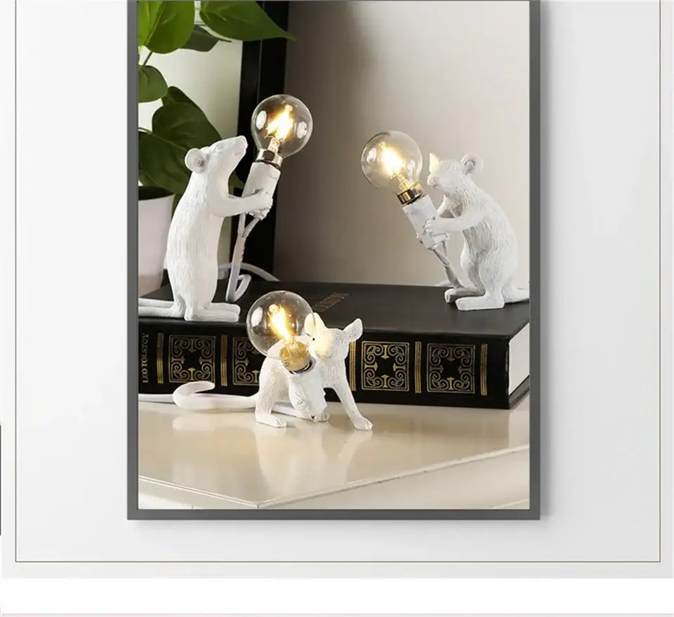 DecorBites™ Nordic Mouse LED Table Lamp