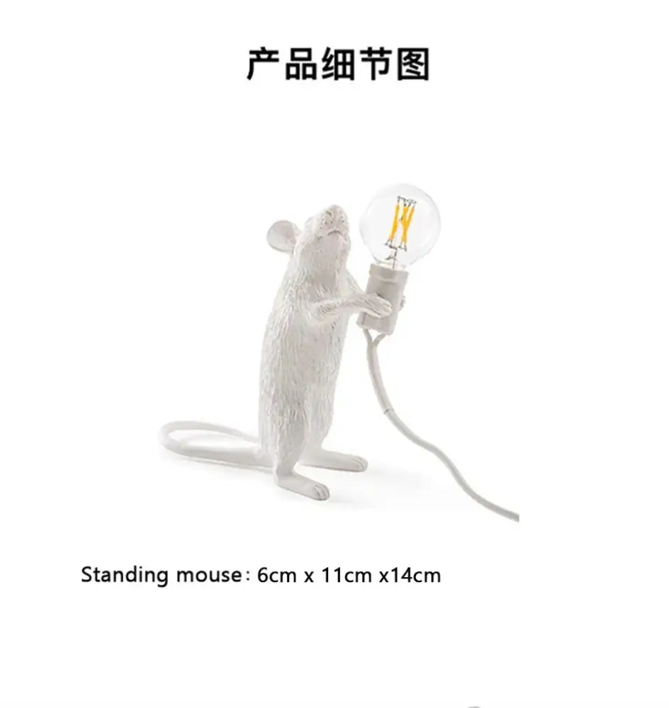 DecorBites™ Nordic Mouse LED Table Lamp
