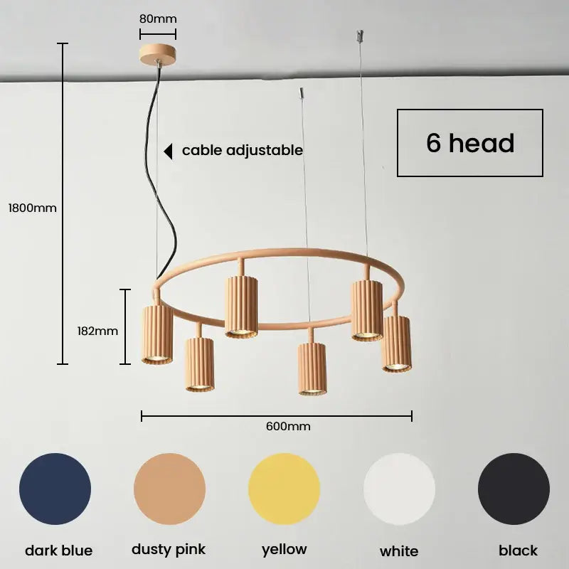 DecorBites™ Nordic Rotatable Chandelier for Dining & Kitchen