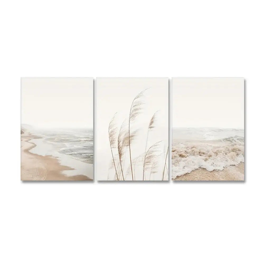 DecorBites™ Nordic Seascape Canvas Wall Art Set
