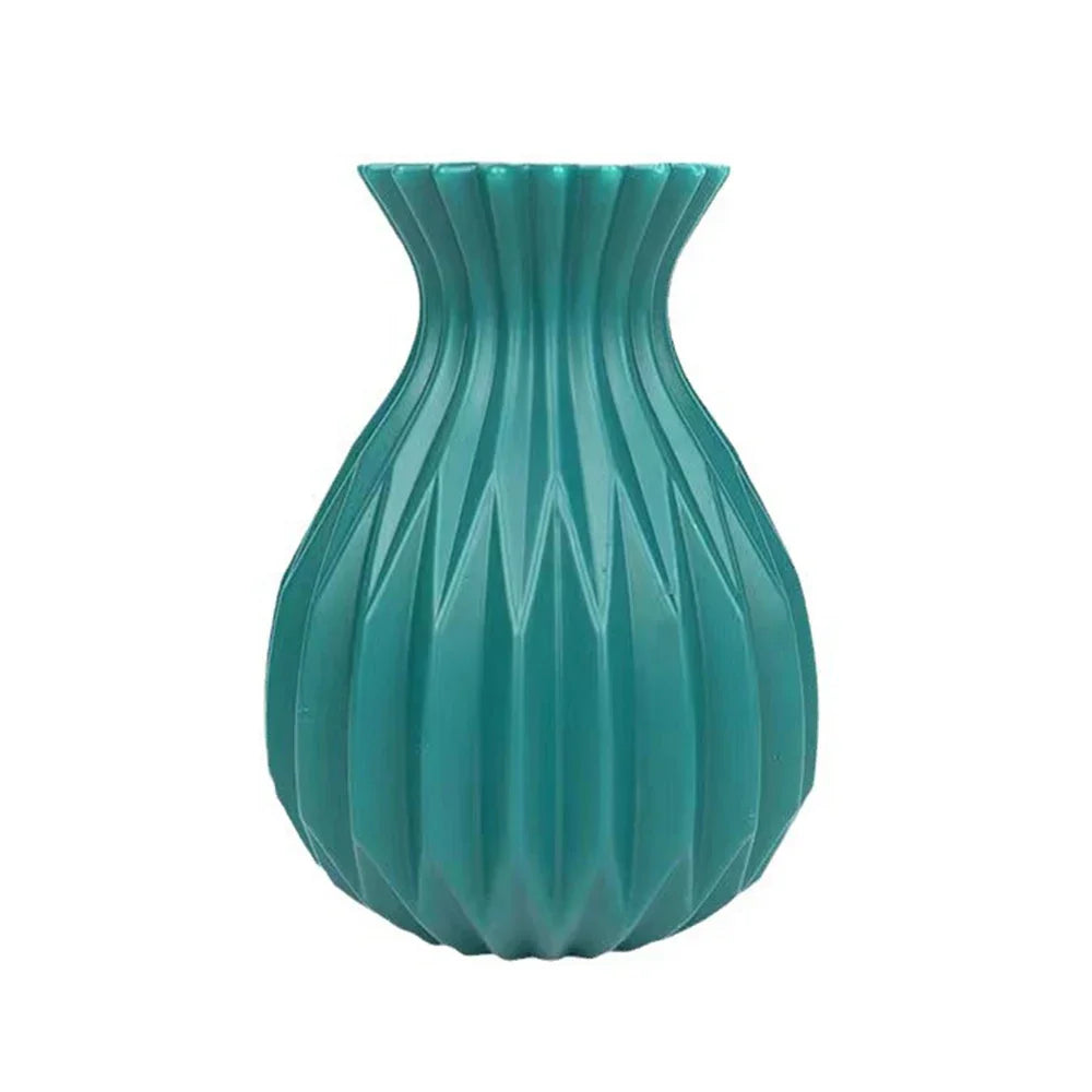 DecorBites™ Nordic Style Plastic Flower Vase for Home Decor