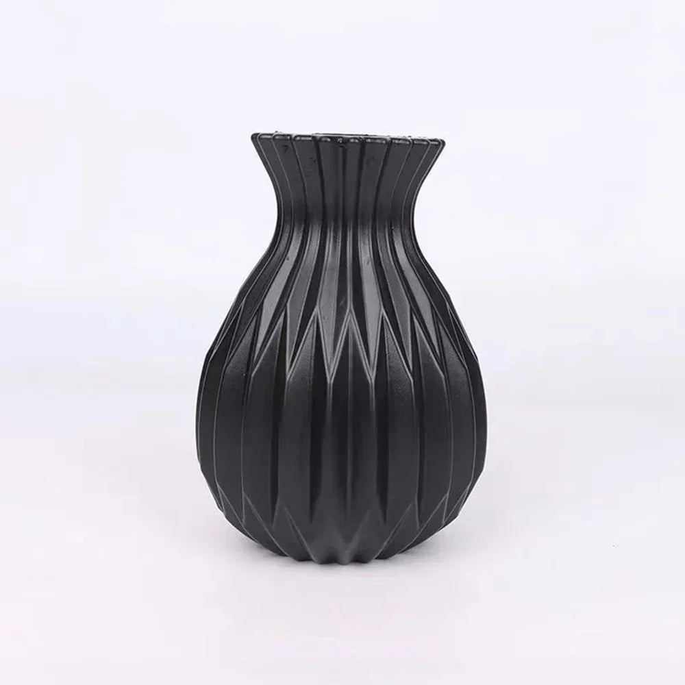 DecorBites™ Nordic Style Plastic Flower Vase for Home Decor