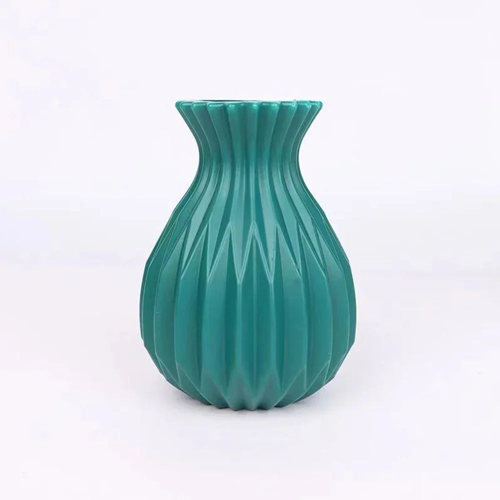 DecorBites™ Nordic Style Plastic Flower Vase for Home Decor