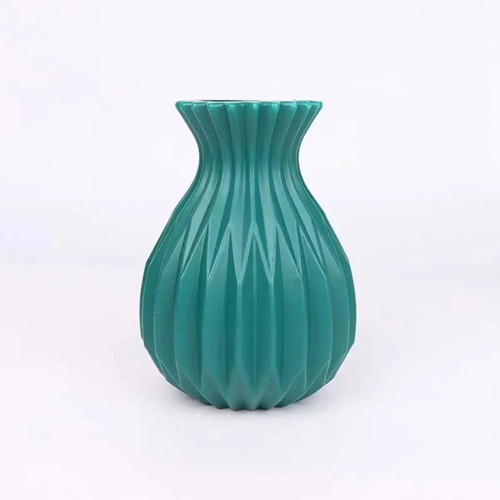 DecorBites™ Nordic Style Plastic Flower Vase for Home Decor