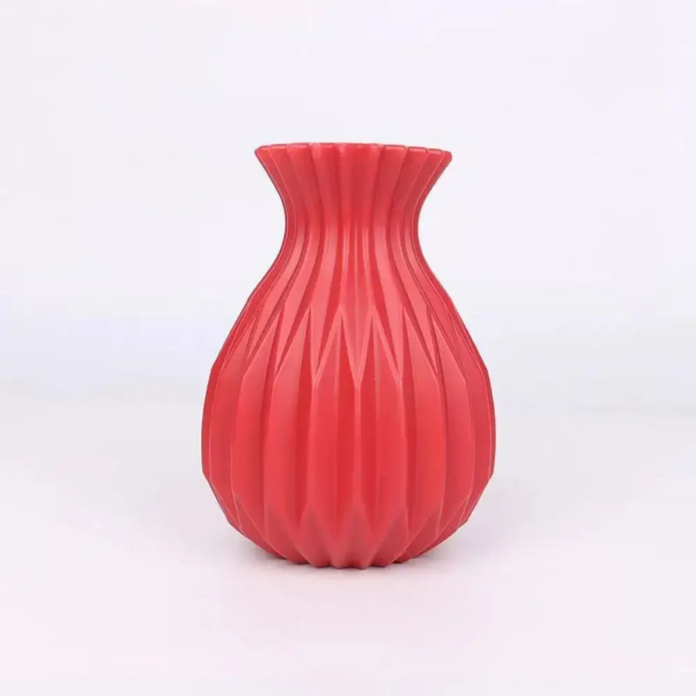 DecorBites™ Nordic Style Plastic Flower Vase for Home Decor