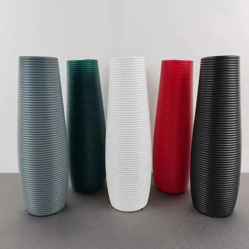 DecorBites™ Nordic style Plastic Flower Vase - Home Decor