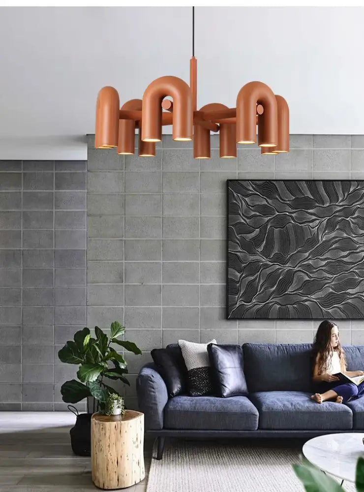DecorBites™ Nordic U Shape LED Ceiling Chandelier